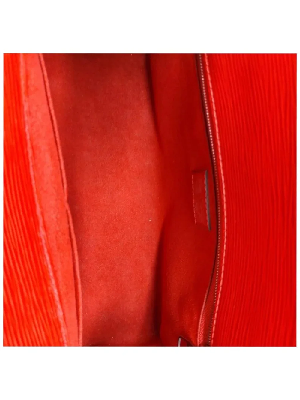 Authentic Louis Vuitton Marly BB Red Epi Leather Shoulder Bag